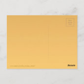 Elegante Vintage Postkarte Jahr 2017 (Rückseite)