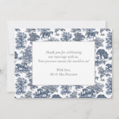 Elegante Vintage Rodeltour Dankeskarte (Rückseite)