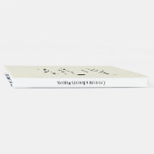 Elegante Vintage Rodeltour Gästebuch (Rücken)