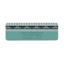 Elegante Vintage romantische Damastraße