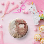 Elegante Vintage romantische Hochzeit Pappteller (Party)