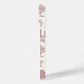 Elegante Vintage Rosa Rosa Case-Mate iPhone Hülle (Rückseite / Links)