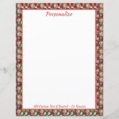 Elegante Vintage Rosa Rosa Rosen (Vorderseite)