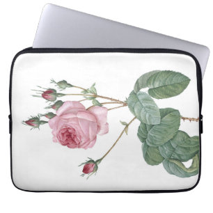 Elegante Vintage-Rosa-Rosen-Botanik Laptopschutzhülle