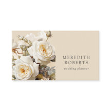 Elegante Vintage Rose Cream Horizontal