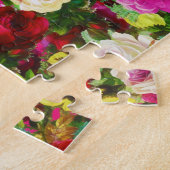 Elegante Vintage Rose Florenz Puzzle (Seite)