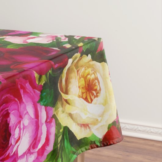 Elegante Vintage Rose Florenz Tischdecke (Beispiel)