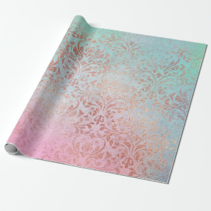 Elegante Vintage Rose Geschenkpapier