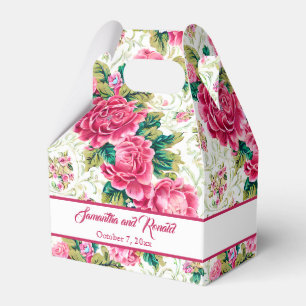 Elegante Vintage Rose Geschenkschachtel