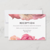 Elegante Vintage Rose Hochzeitskarte Einladung (Vorderseite)