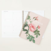 Elegante Vintage Rose Rosa Planner Planer (Anzeige)