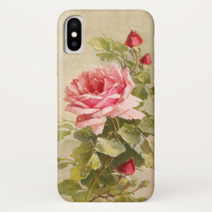 Elegante Vintage-Rosen in Rosa Case-Mate iPhone Hülle