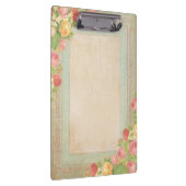 Elegante Vintage Rosen Klemmbrett (Rechts)