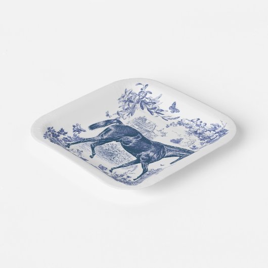 Elegante Vintage Rustikale Pappteller (Gewinkelt)