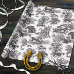Elegante Vintage Schwarz-weiße Rustikale Pferde Geschenkpapier<br><div class="desc">Schwarz-Weiß-Muster mit Pferden und Bäumen für rustikale Landdekoration im englischen,  französischen oder amerikanischen Stil. Das Pferd ist ein majestätisches Tier,  das den spirituellen Power von Unabhängigkeit,  Freiheit,  Adel,  Ausdauer,  Vertrauen,  Triumph,  Heldentum und Wettbewerb verkörpert. Sein Symbol ist mit Stärke,  Mut und Freiheit verbunden.</div>