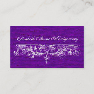 Elegante Vintage Scroll Berufliche Visitenkarten Visitenkarte