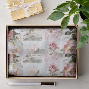 Elegante Vintage-Shabby-Chic-inspirierte Hochzeit Seidenpapier