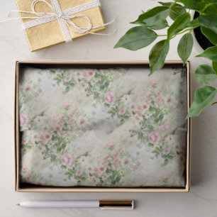 Elegante Vintage Shabby Chic inspirierte Hochzeit Seidenpapier