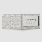 Elegante Vintage Spitze Gästebuch (Voll)