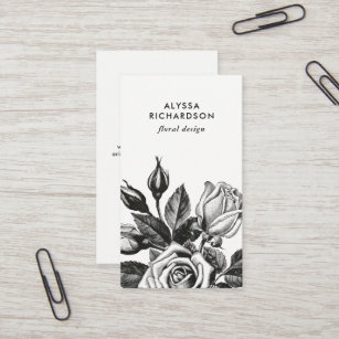 Viktorianische Blumen Visitenkarten Zazzle De