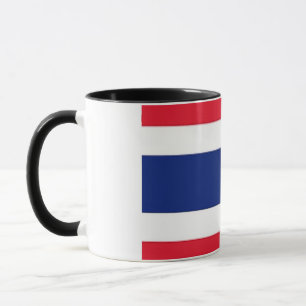 Elegante Vintage thailändische Flaggen gedeckte Ke Tasse