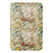 Elegante Vintage tropische Vogelwelten Badematte (Vorderseite Vertikal)