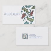 Elegante Vintage türkische Visitenkarte (Vorne/Hinten)