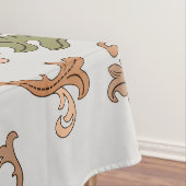 Elegante Vintage Viktorianische Boho Blätter Hinte Tischdecke (Beispiel)