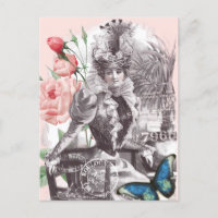 Elegante Vintage Viktorianische Mode-Frau