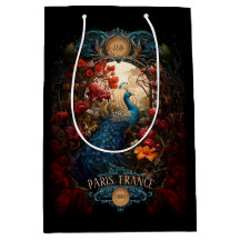 Elegante Vintage Viktorianische Pfauenromantik