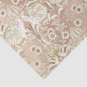 Elegante Vintage Viktorianische Rose Gold Blume Seidenpapier (Detail)
