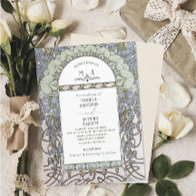 Elegante Vintage Wasserfarben Hochzeitsblumen