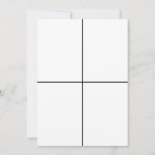 Elegante Vintage Wedding Tischnummern x 4 (Rückseite)