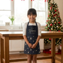 Elegante Vintage-Weihnachten-Navy-Schneemann-Famil