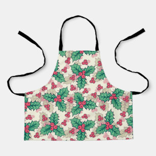 Elegante Vintage Weihnachten   Schürze