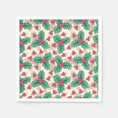 Elegante Vintage Weihnachten | Serviette (Vorderseite)