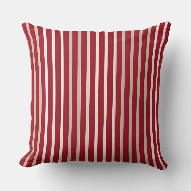 Elegante Vintage Weihnachts-Ornament Pillow Kissen (Vorderseite)