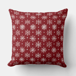 Elegante Vintage Weihnachts-Ornament Pillow Kissen