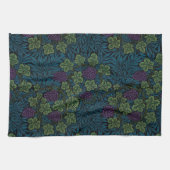 Elegante Vintage Weintrauben Geschirrtuch (Horizontal)