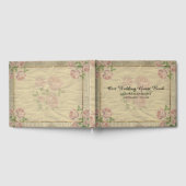 Elegante Vintage Wörterbuchausgabe mit Rose Gästebuch (Voll)