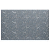 Elegante Vintages Blaues Pferd Stoff (Yard (91,4 cm))