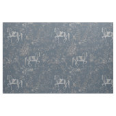 Elegante Vintages Blaues Pferd Stoff (Fat Quarter (45,7 x 55,9 cm))