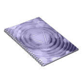 Elegante Violet Crown Chakra Spirituelle Zen Notizblock (Rechte Seite)