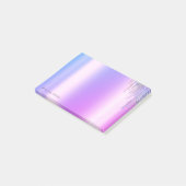 Elegante Violet Glitzer Tropfen Post-it Klebezettel (angewinkelt)