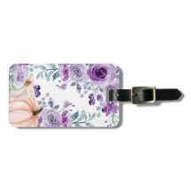 Elegante Violet Lila Blumenpumpen Wasserfarbe
