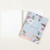Elegante Violet Watercolor Florals Rose Planer (Anzeige)