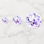 Elegante Violets Konfetti (Rückseiten)
