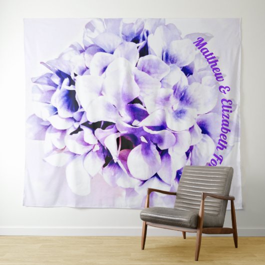 Elegante Violets Wandteppich (Beispiel (Horizontal))