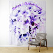 Elegante Violets Wandteppich (Beispiel)