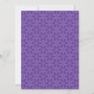 Elegante violette geometrische Einladungskarte Einladung
